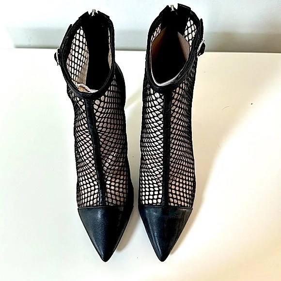 NWB!! Nine West Meshed Pointed Toe Heels! - Picture 3 of 6